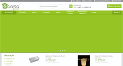 Desktop Screenshot of ecasashop.com.br